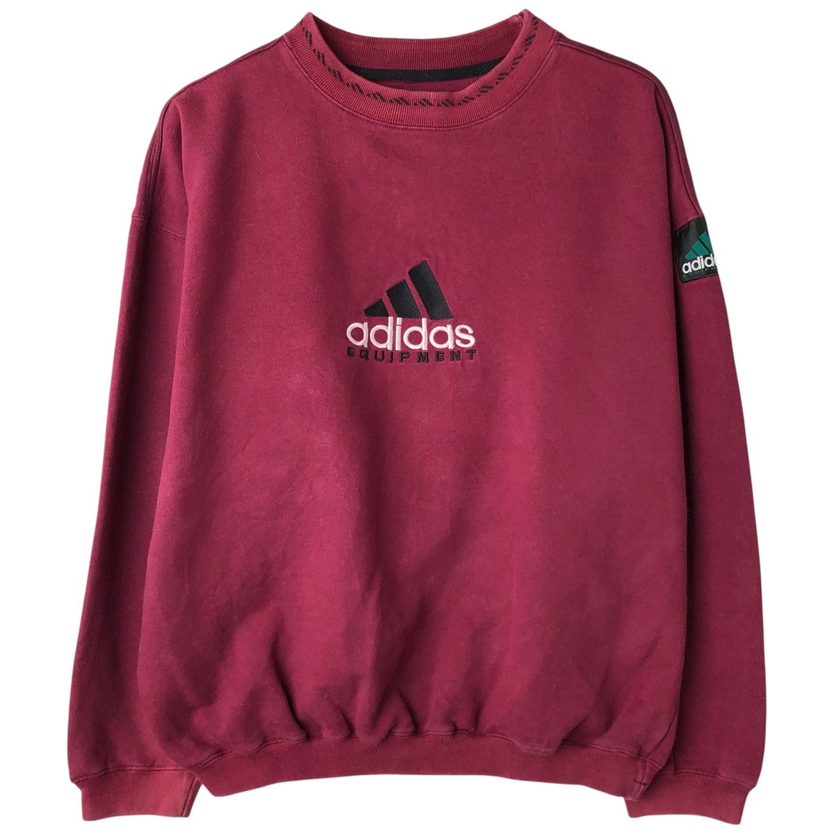 古着 90~00年代 アディダス adidas EQUIPMENT エキップメント ロゴスウェットシャツ トレーナー メンズM相当/eaa609119