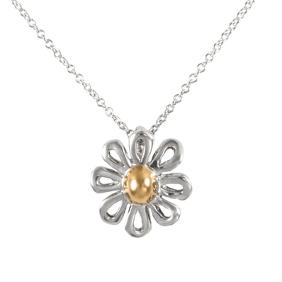 TIFFANY&Co. ティファニー デイジー フラワー ネックレス ペンダント パロマ・ピカソ スターリングシルバー silver925 シルバー ゴールド【中古】