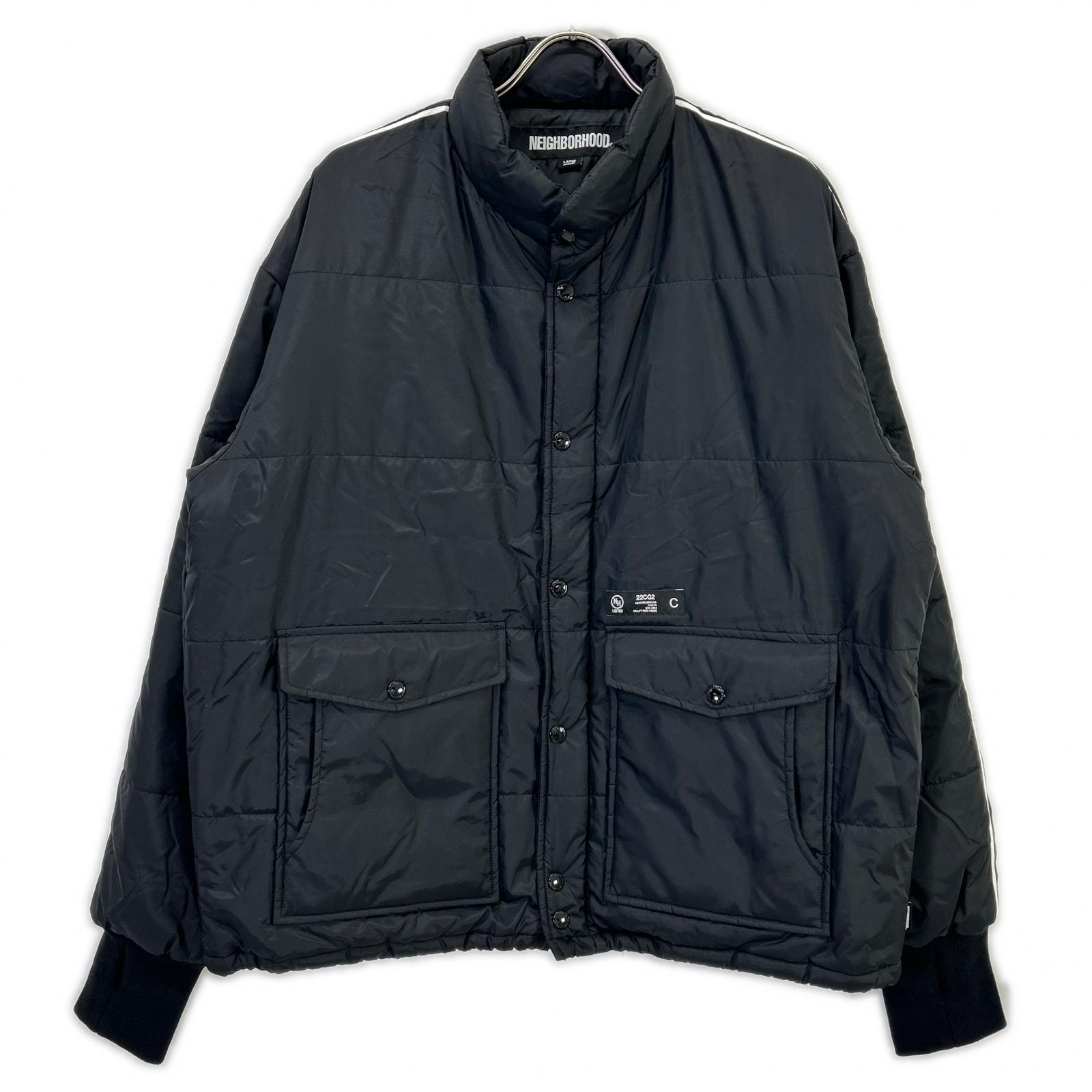 ネイバーフッド 222TSNH-JKM07 22AW ブラック TRACKER JK . NY スリーブライントラッカージャケット L
