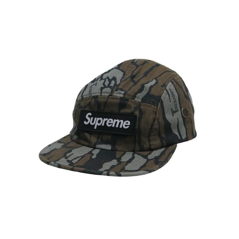 Supreme Frayed Croc Denim Camp Cap 