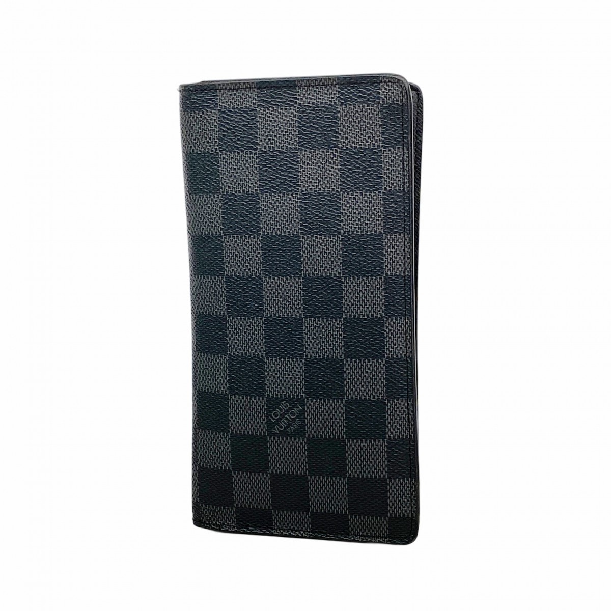 【6cd4582-k】ルイヴィトン 長財布 ダミエ・グラフィット ポルトフォイユロン N62227 ブラック グレー【中古】メンズ