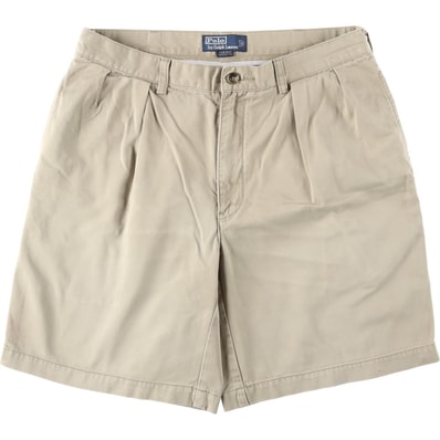 古着 ラルフローレン Ralph Lauren POLO by Ralph Lauren TYLER SHORT ツータック チノショーツ ショートパンツ メンズw34相当/eaa660196