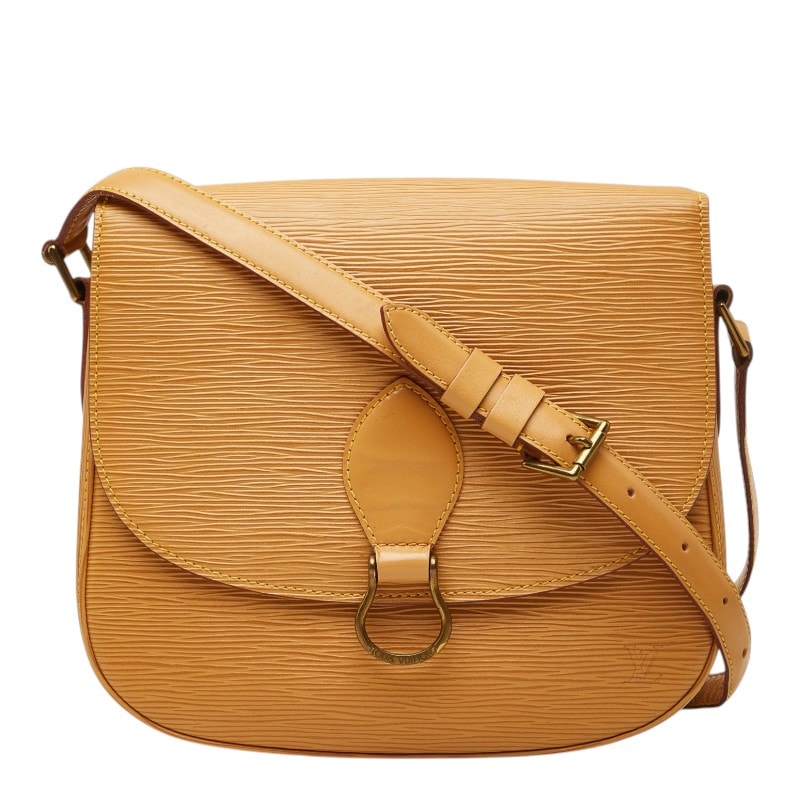 ルイ ヴィトン エピ サンクルーGM ショルダーバッグ 斜め掛け M52196 ウィニペグベージュ レザー レディース LOUIS VUITTON 【中古】