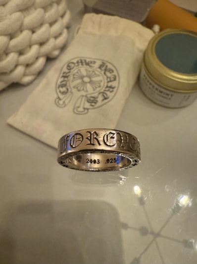 Chrome Hearts Spacer Ring 6mm CH Forever "Silver"