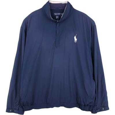 古着 ラルフローレン Ralph Lauren POLO GOLF ポロゴルフ ハーフジップ ウインドブレーカー メンズXXL相当/eaa654690
