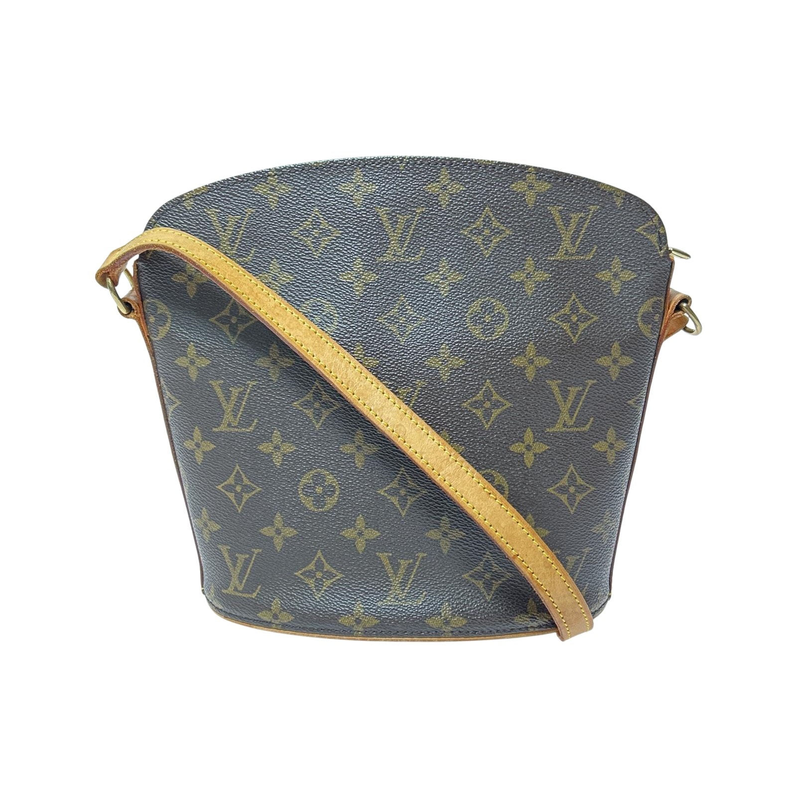 ▼▼LOUIS VUITTON ルイヴィトン モノグラム ドルーオ ショルダーバッグ M51290 ブラウン