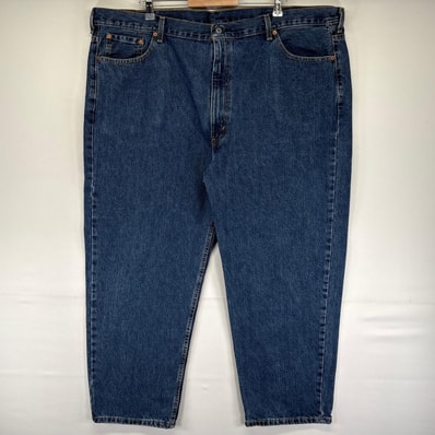 古着 リーバイス Levi's デニム パンツ Gパン ジッパーフライ 5ポケット 大きいサイズ 550 テーパード W48 L30 ブルー系 メンズ