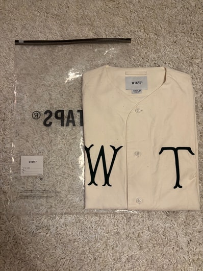 WTAPS League / SS / Cotton. Satin. Spina "White"