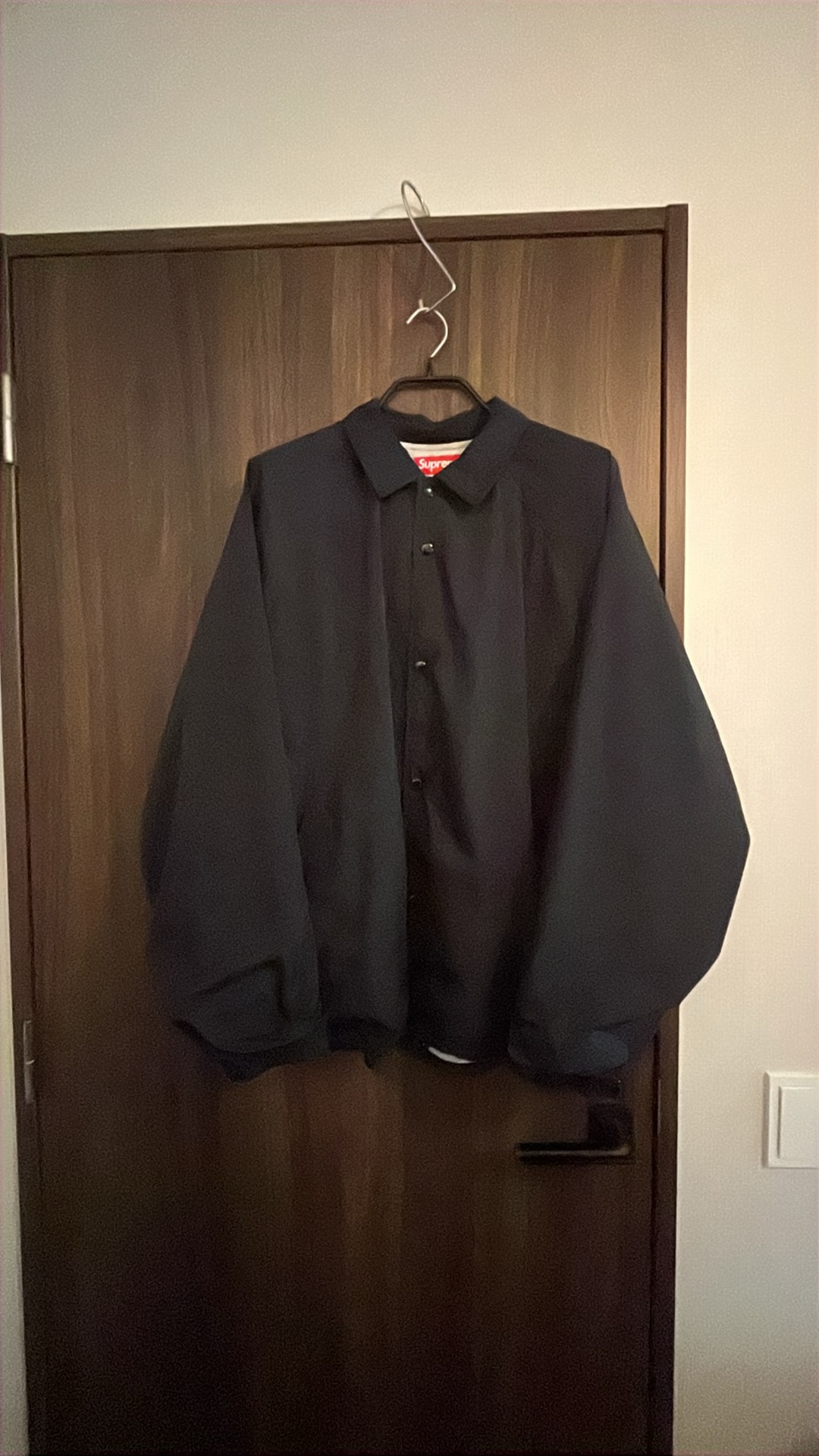 Supreme Old English Arc Coaches Jacket "Black"