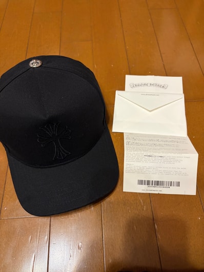 Chrome Hearts Baseball Denim Cap Cross "Black"