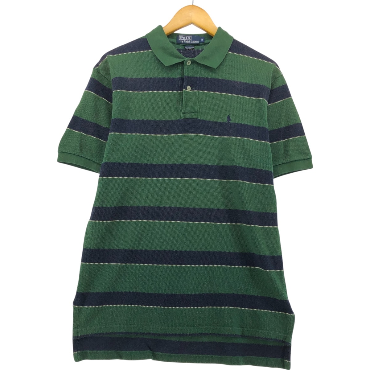 古着 ラルフローレン Ralph Lauren POLO by Ralph Lauren 半袖 ボーダー ポロシャツ メンズM相当/eaa563863