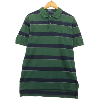 古着 ラルフローレン Ralph Lauren POLO by Ralph Lauren 半袖 ボーダー ポロシャツ メンズM相当/eaa563863
