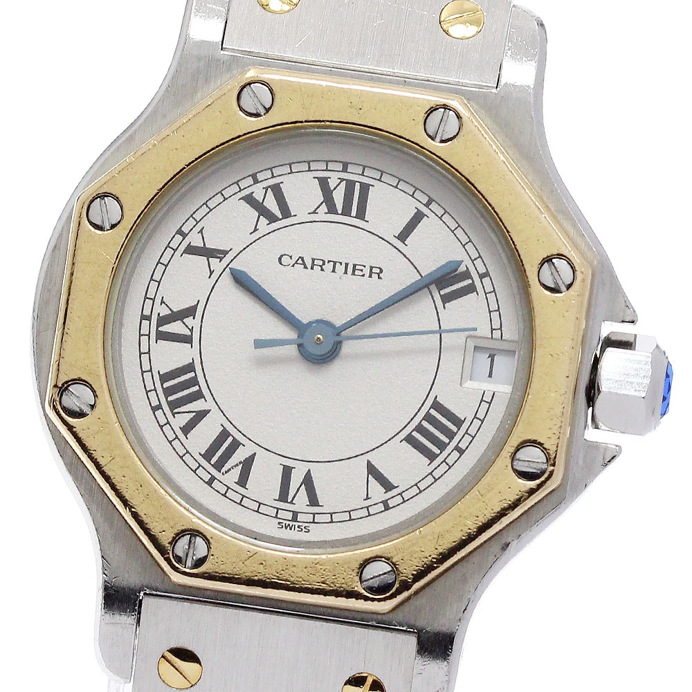 カルティエ サントスオクタゴンSM W2001683 レディース 【中古】