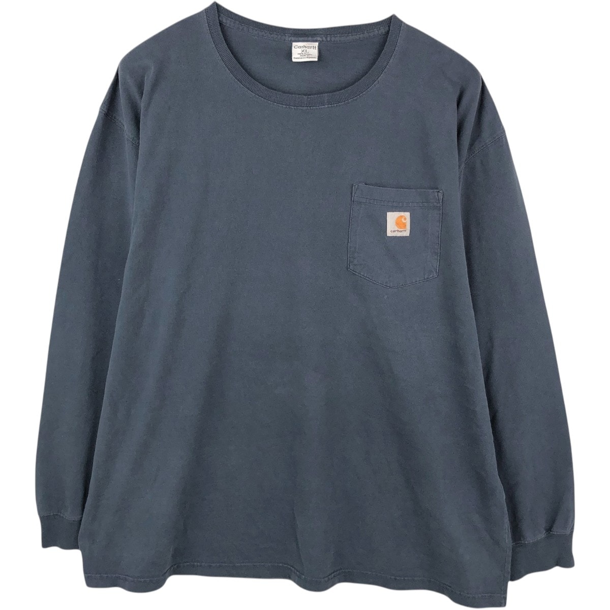 古着 カーハート Carhartt 無地ポケットロングTシャツ ロンT メンズXL相当/eaa668001