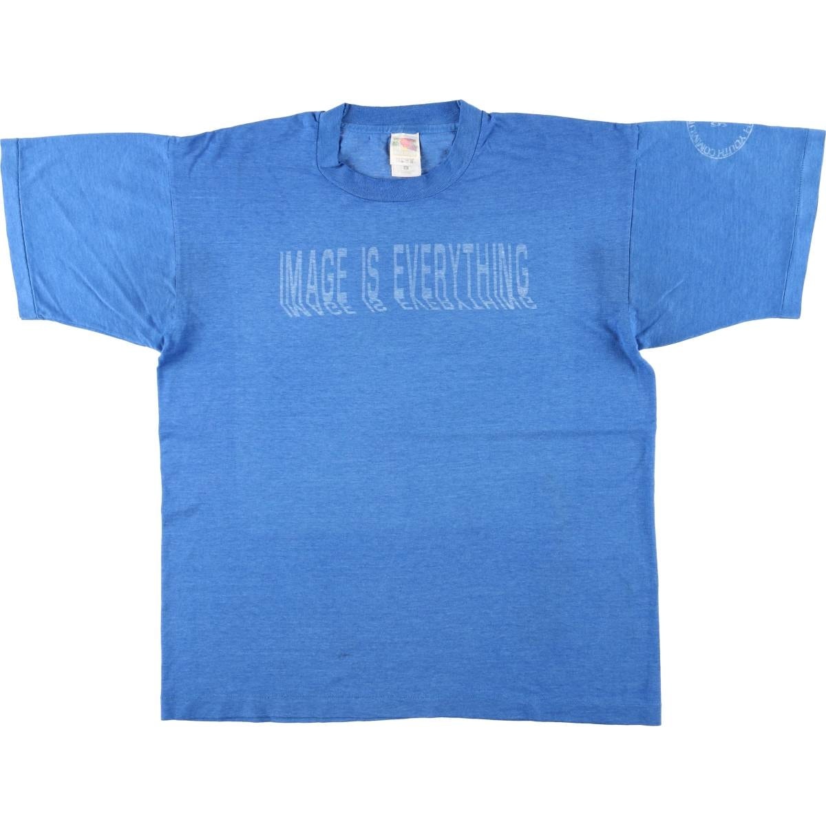 古着 00年代 フルーツオブザルーム FRUIT OF THE LOOM JESUS CHRIS イエスキリスト メッセージプリントTシャツ メンズL相当/eaa626323