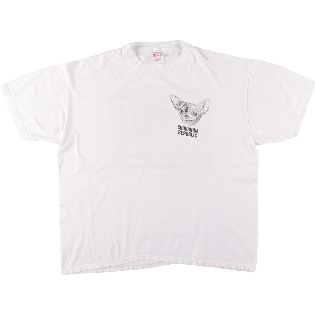 D (傷や汚れあり)】古着 80年代 ヘインズ Hanes 100% COTTON 青タグ