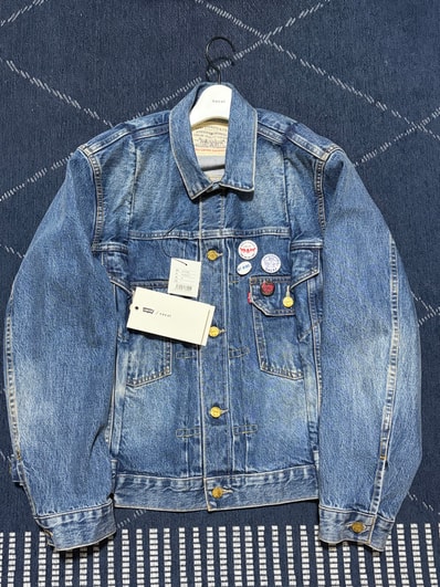 sacai x Levi's Men's Denim Jacket "Blue" 25-03708M / 0035I-0002