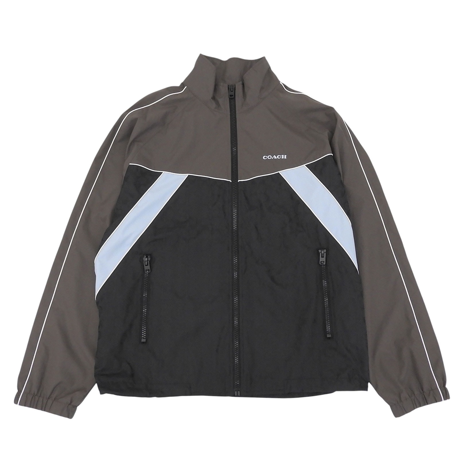極美品 コーチ トラックジャケット ブラック メンズ L CDV16