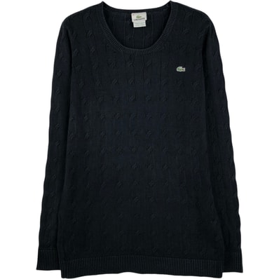 古着 ラコステ LACOSTE フランス企画 コットンニットセーター 42 メンズM相当/eaa645905