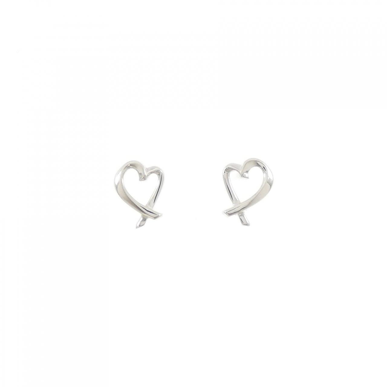 ティファニー ラビングハート ミニ ピアス