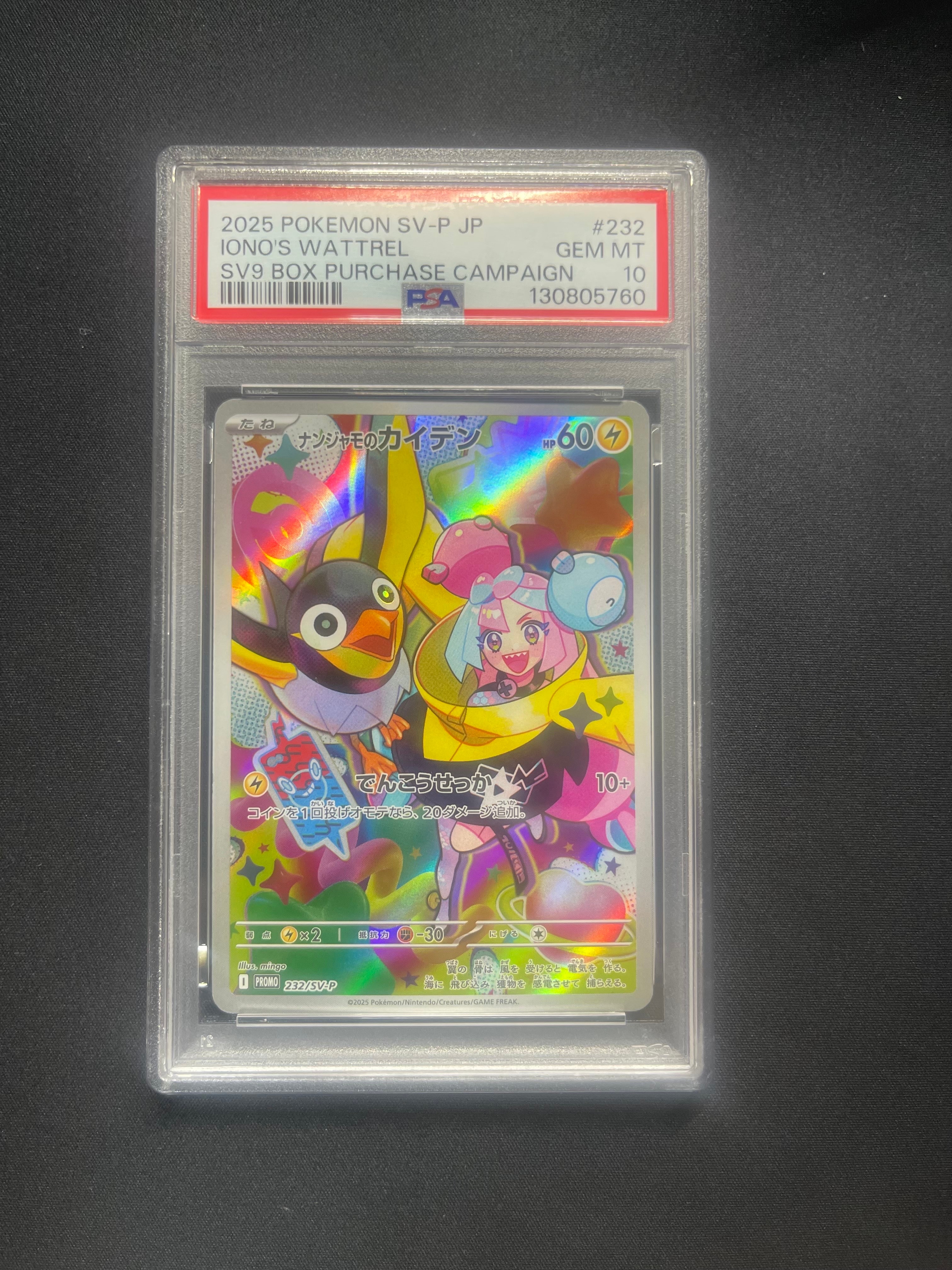 ナンジャモのカイデン P [SV-P 232](プロモーションカード「拡張パック バトルパートナーズ Box購入キャンペーン」)