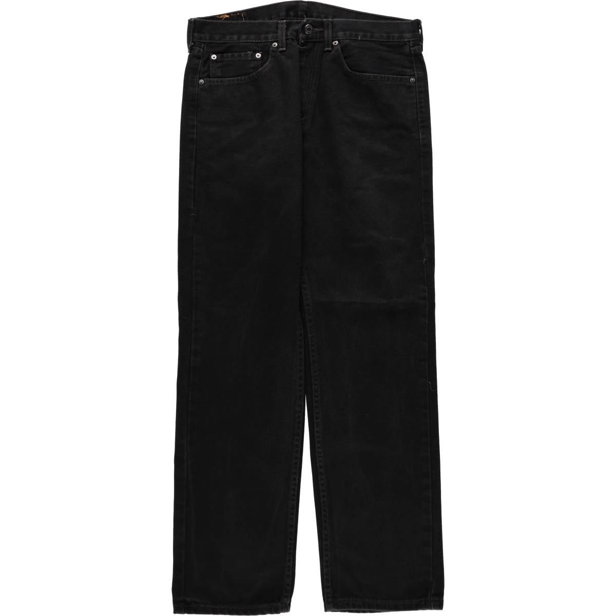 古着 リーバイス Levi's 505 ブラックデニム テーパードデニムパンツ メンズw34相当/eaa668327