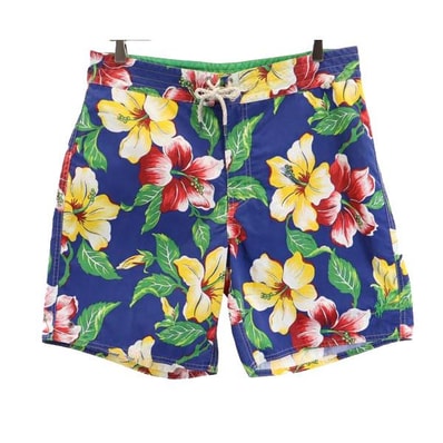 Polo by Ralph Lauren ポロバイラルフローレン パンツ w32 青系 海水パンツ アウトドア インナーパンツ付