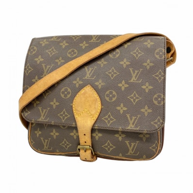 【6dc2426】ルイヴィトン ショルダーバッグ モノグラム カルトシエールGM M51252 ブラウン【中古】レディース