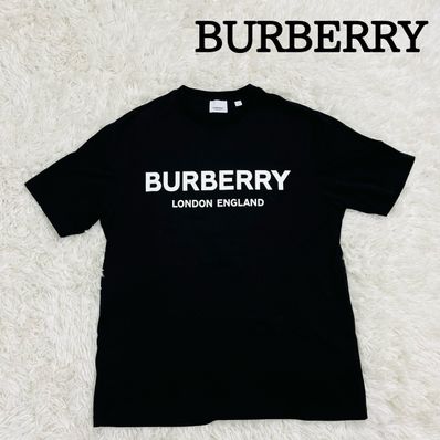 【極美品】Burberry バーバリー 現行 Tシャツ 黒 ロゴ Mサイズ