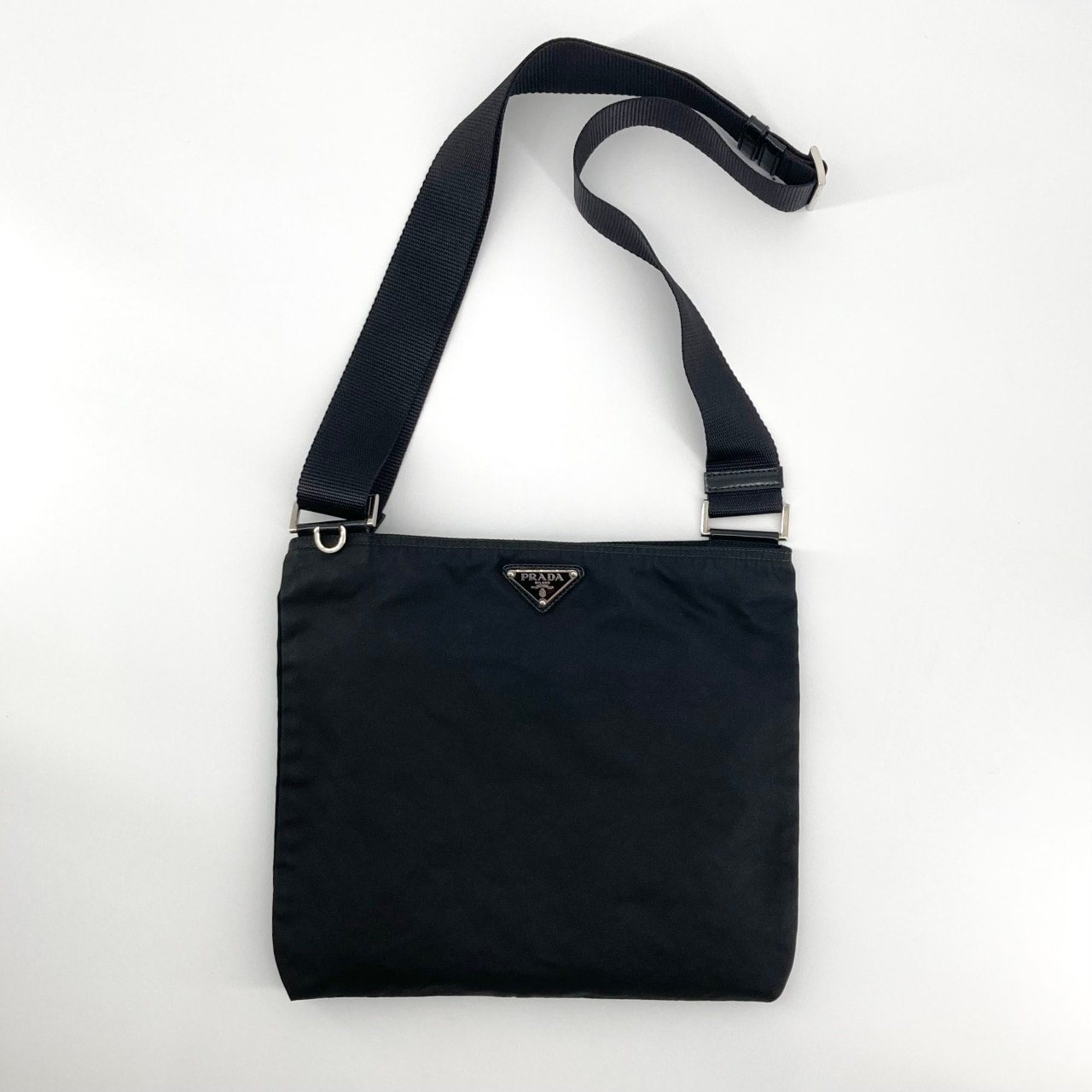 PRADA(プラダ) テスート ナイロン サコッシュ ショルダーバッグ ブラック