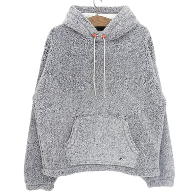 ディーゼル 美品 S-UMMEREDDY ボア フーディ トップス メンズ グレー XL XL