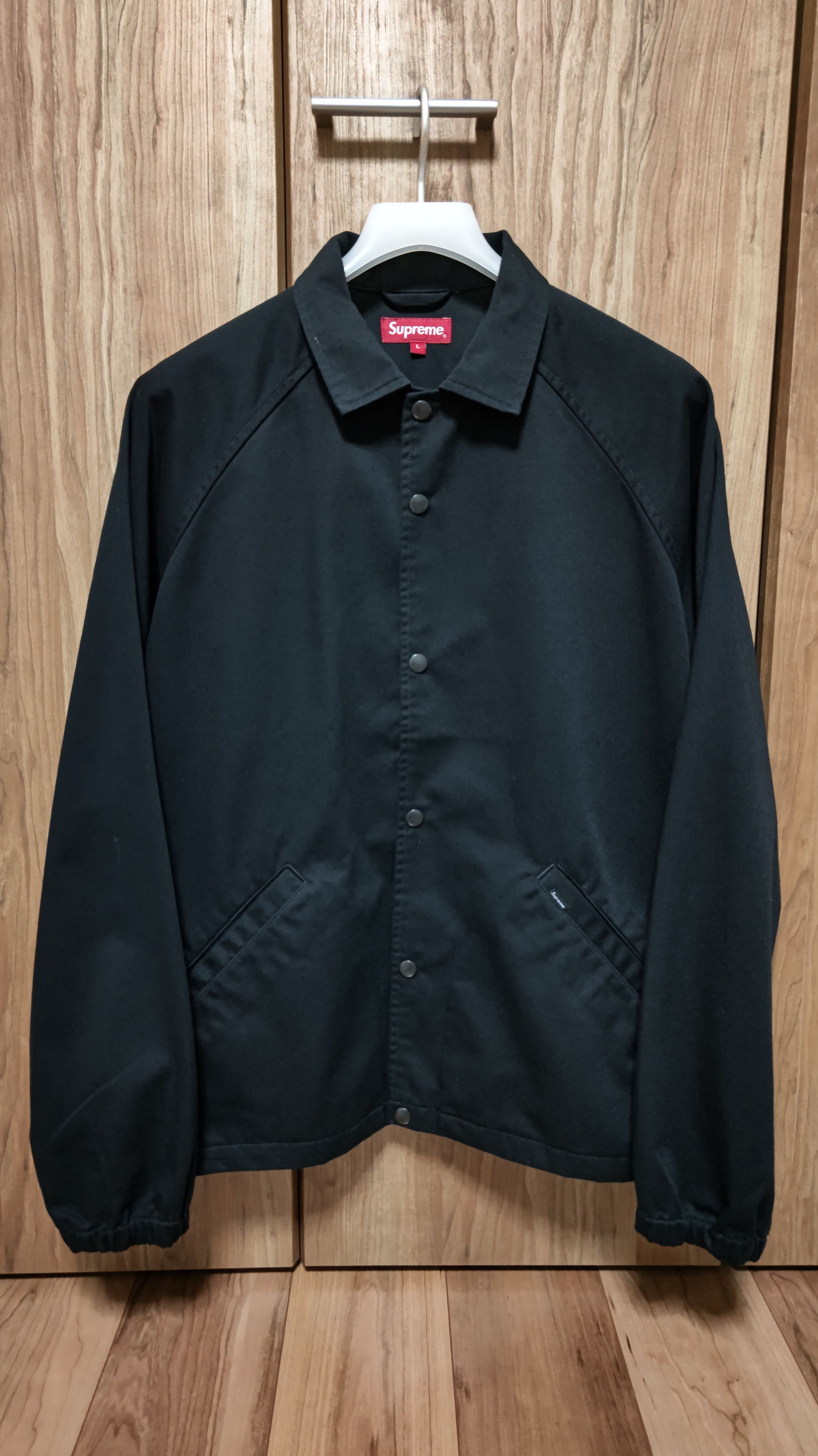 Supreme / Anti Hero Snap Front Twill Jacket "Black"