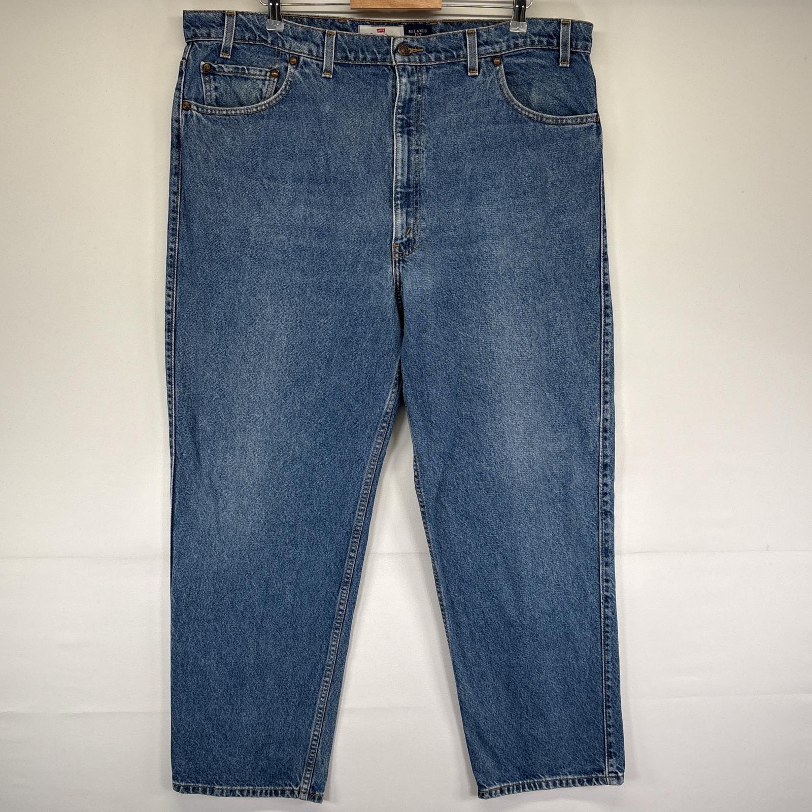 古着 90's/90年代 リーバイス Levi's デニムパンツ 540 テーパード 大きいサイズ ジーンズ ジーパン 5ポケット 長ズボン w44 L30  ブルー メンズ