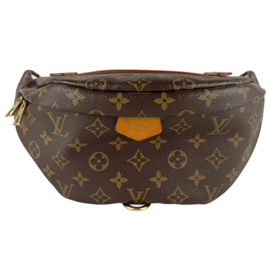 ルイ ヴィトン LOUIS VUITTON ボディバッグ モノグラム バムバッグ モノグラムキャンバス ブラウン ゴールド ユニセックス M43644【中古】 z9228