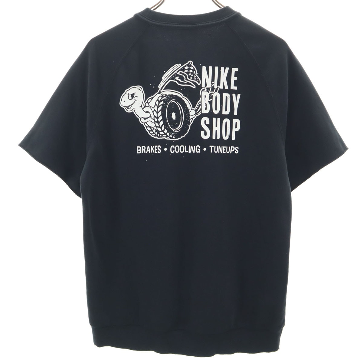 NIKE ナイキ バックプリント 半袖 スウェット S ブラック