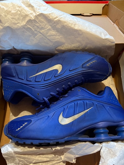 Nike Women's Shox R4 "Racer Blue and Metallic Silver"