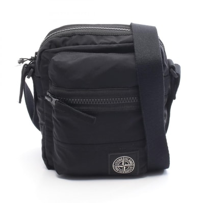ストーンアイランド STONE ISLAND ロゴパッチ ショルダーバッグ バッグ ナイロン メンズ レディース ブラック系 L2S159200015V0029 【新品】