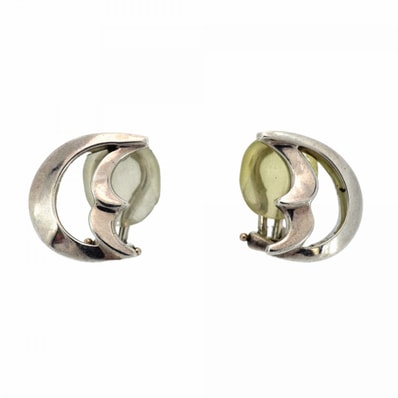 【6jcb0782】ティファニー イヤリング クレセントムーン シルバー925【中古】レディース