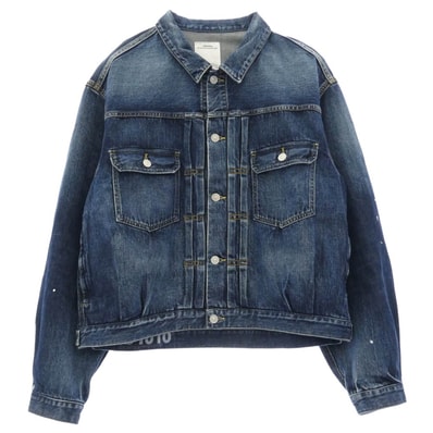 VISVIM ビズビム デニムジャケット 0125205006002 SS 101X JKT DMGD-1010 13oz デニム ジャケット インディゴブルー系 4【極上美品】【中古】