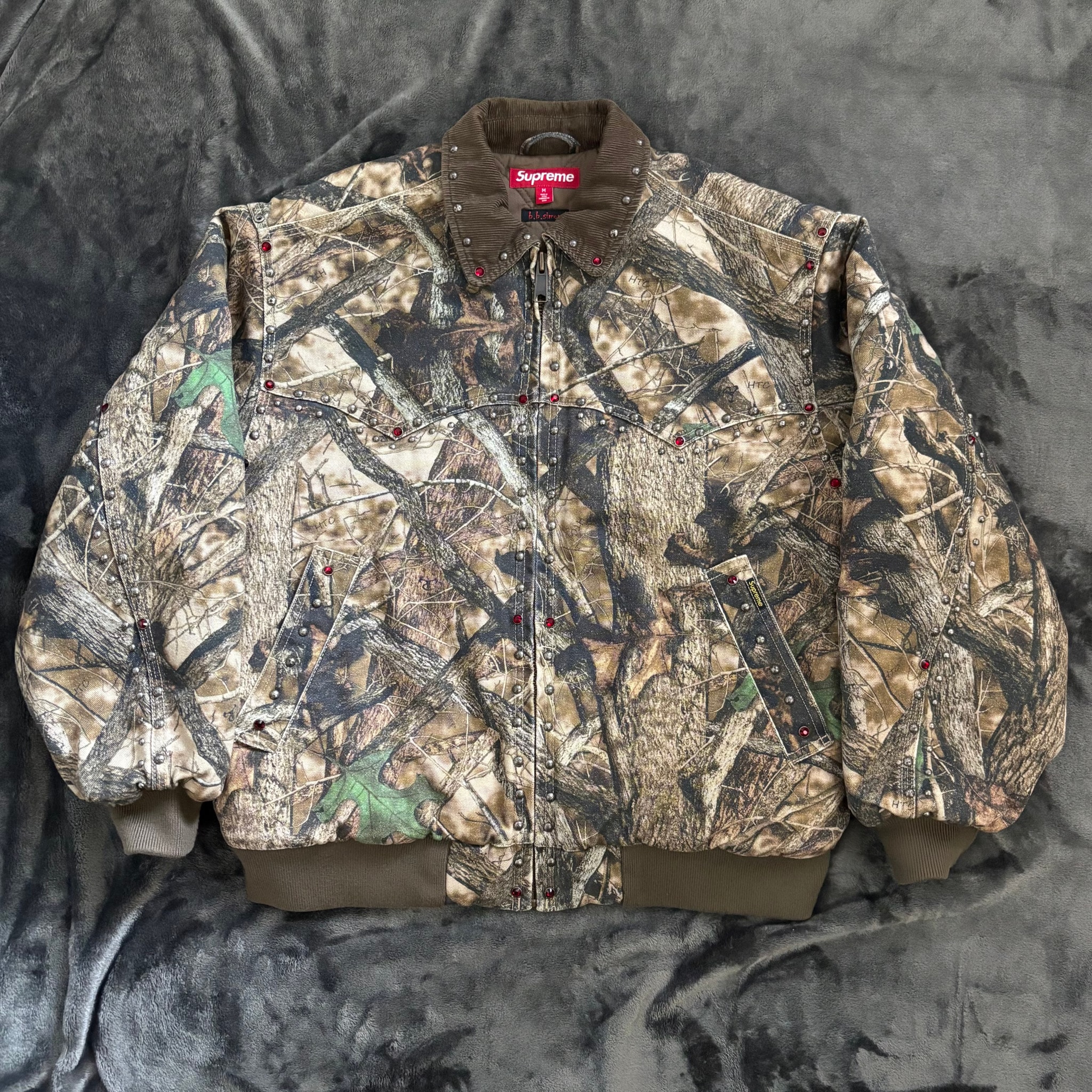 Supreme x B.B. Simon Studded Work Jacket "Camo"