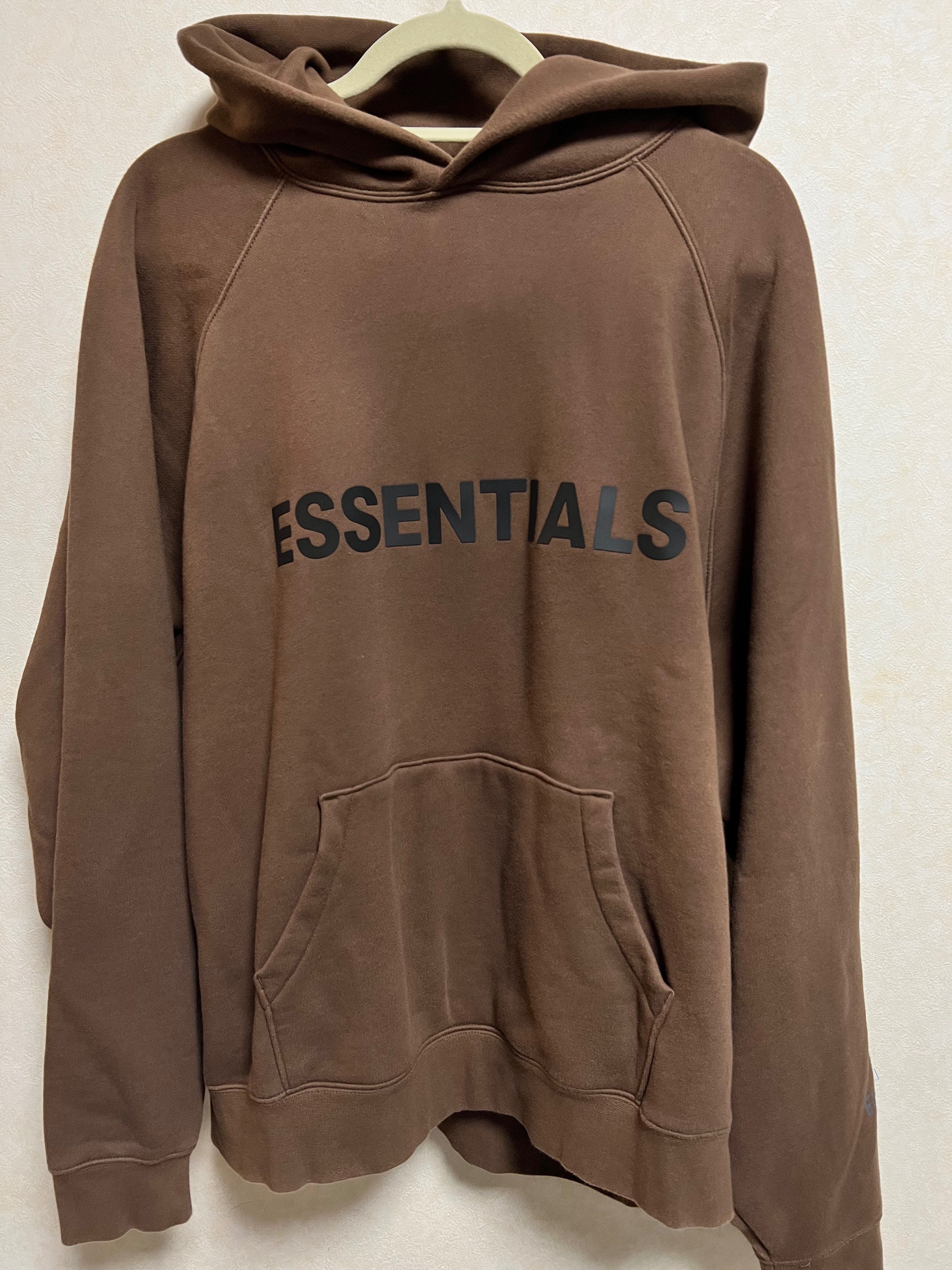 FEAR OF GOD ESSENTIALS / SSENSE 3D Silicon Applique Pullover Hoodie "Rain Drum"