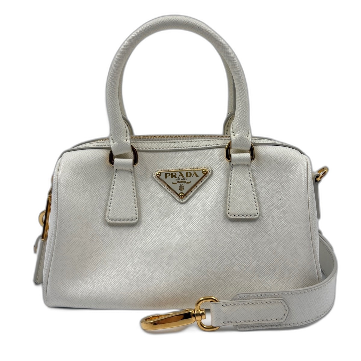 プラダ PRADA サフィアーノ ハンドバッグ【中古】