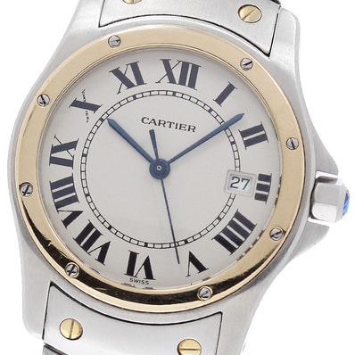 カルティエ サントスロンド MM W20037R3 ボーイズ 【中古】