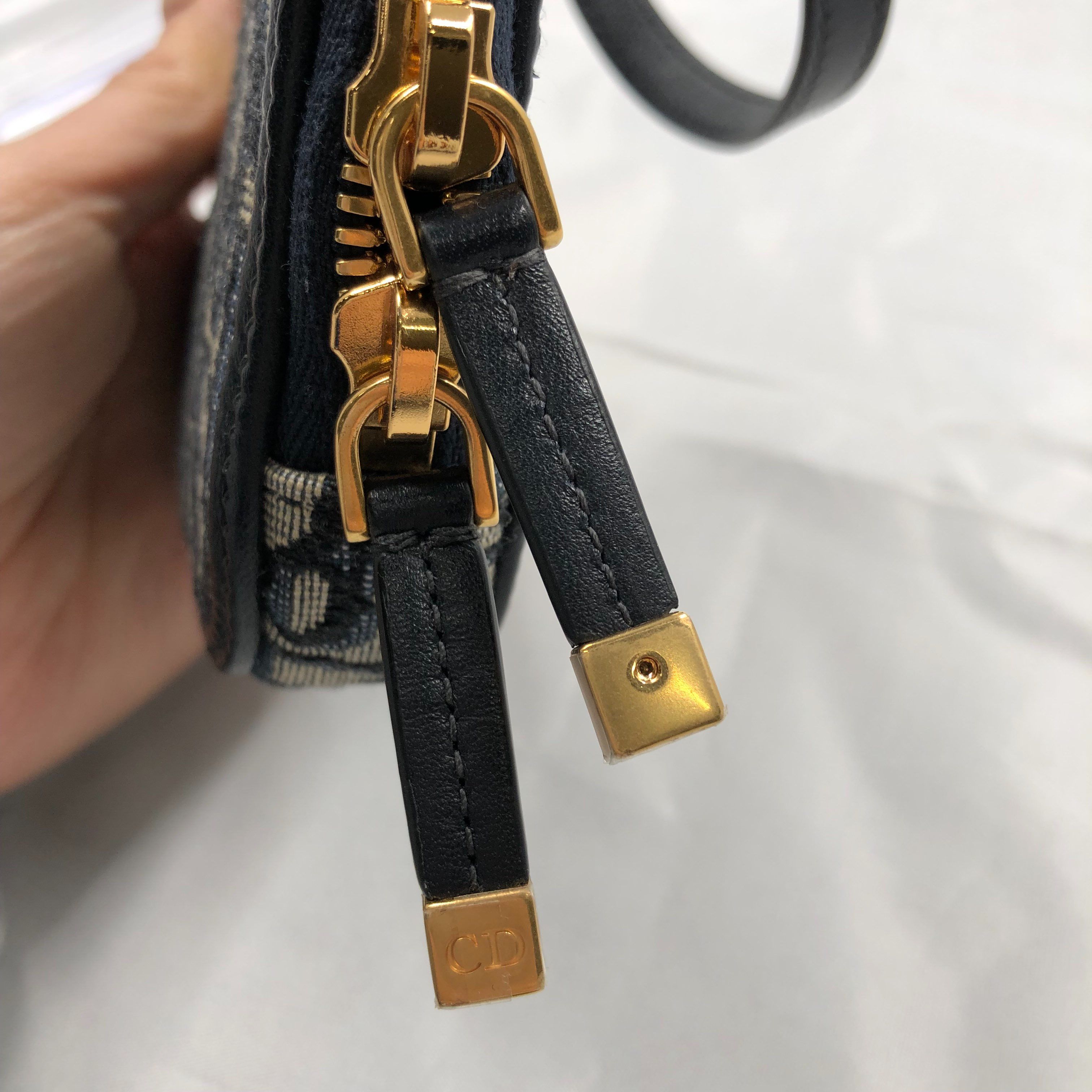 Dior Trotter 30 Montaigne Phone Holder "Navy"