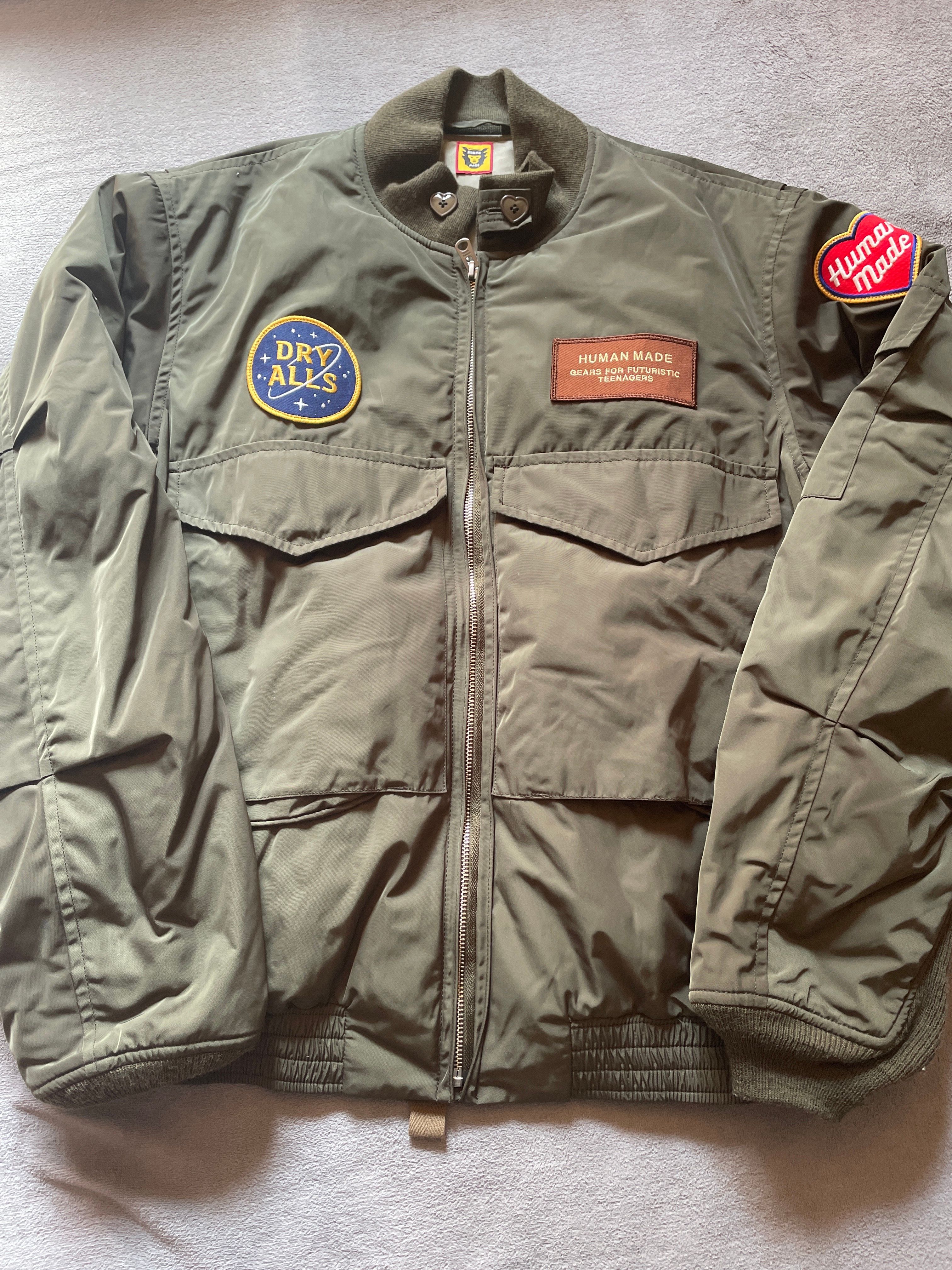 HUMAN MADE FLIGHT JACKET "Olive"