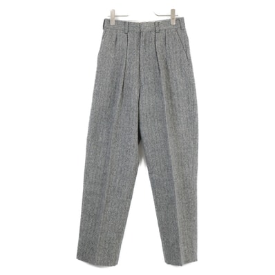 シオタ 【×ジェイプレス】PTLM-131 スビンコットン ヘリンボンツイード トラウザー パンツ 1