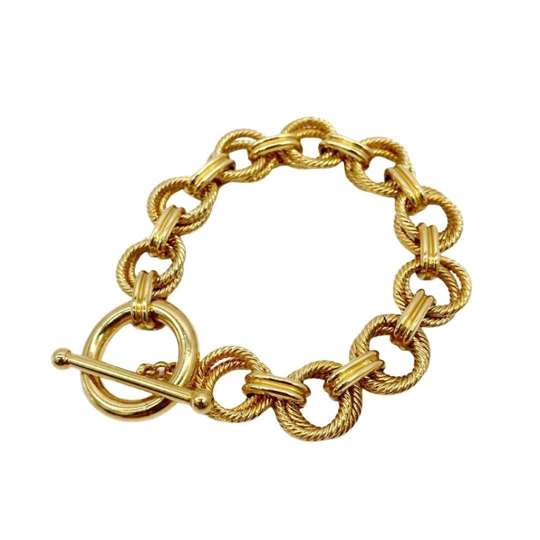 セリーヌ チェーンブレスレット ゴールド ヴィンテージ