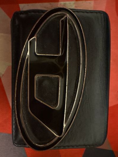 DIESEL 1DR TRI FOLD COIN XS II "BLACK"