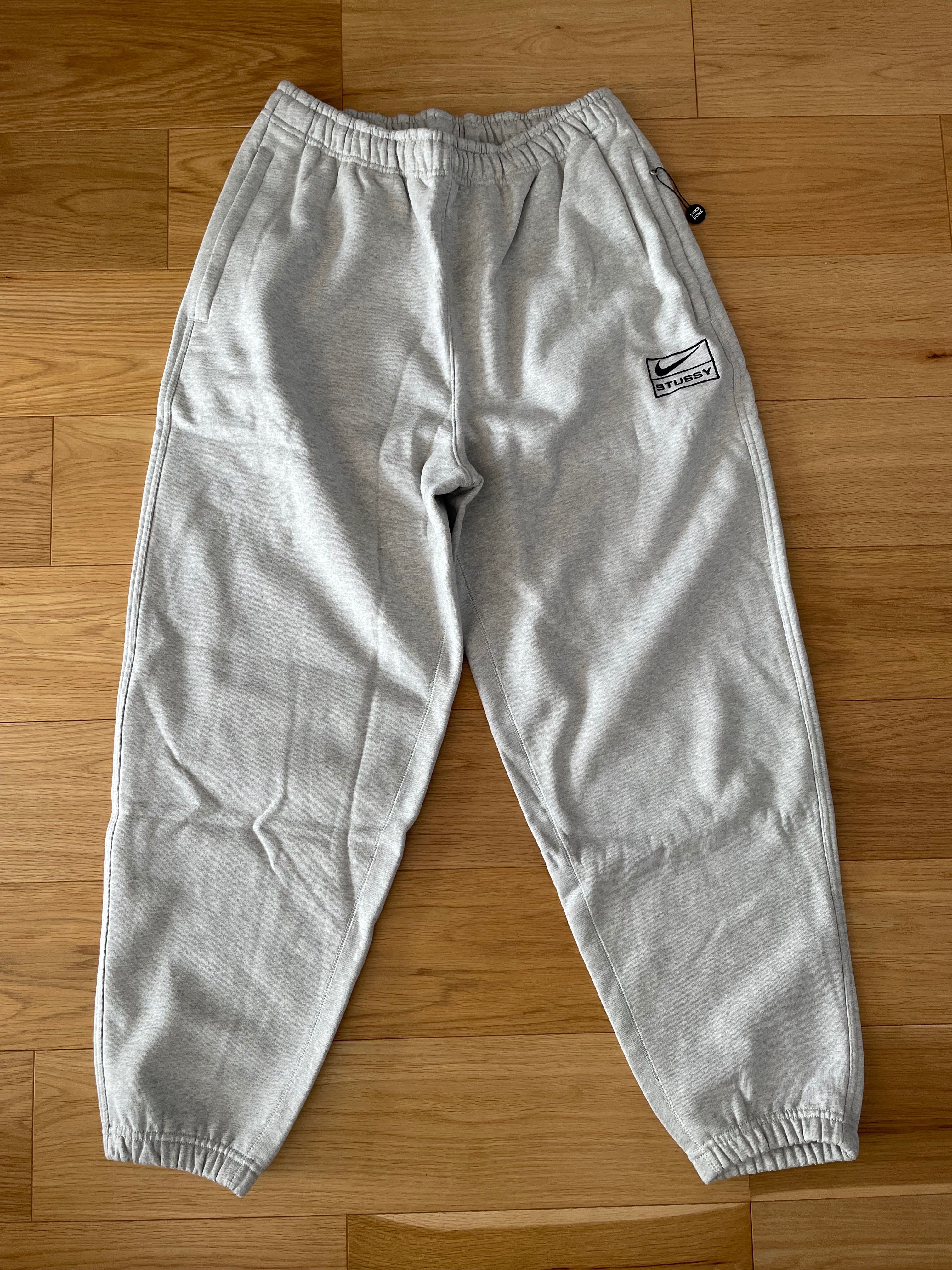 Stussy x Nike Fleece Pant "Grey Heather" (US Size) FN5231-050