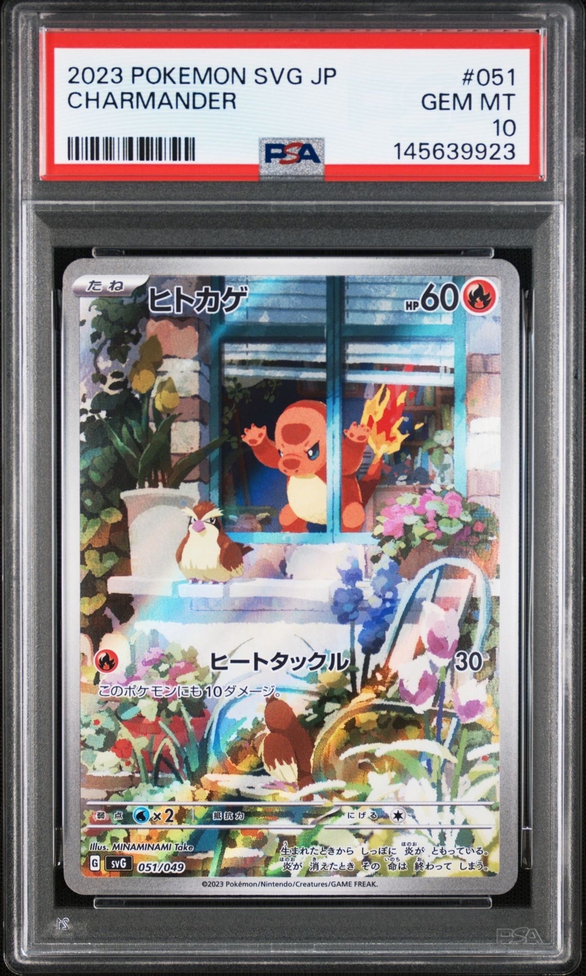 ヒトカゲ :フルイラスト [SVG 051/049](スペシャルデッキセットex「フシギバナ・リザードン・カメックス」)
